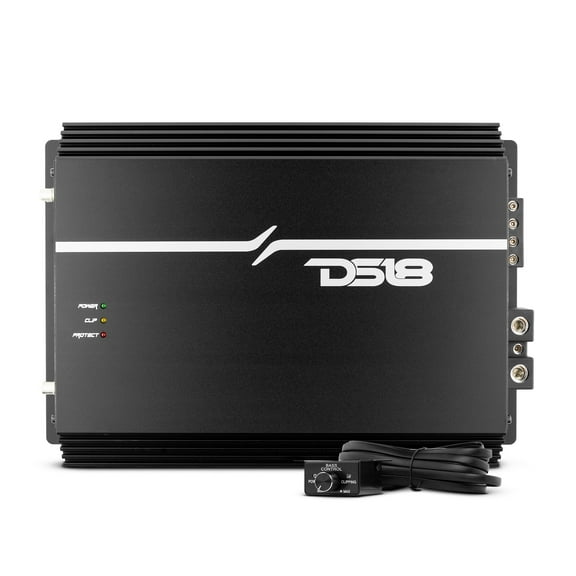 DS18 EXL-P2000X1D 1-CH Monoblock 2000W RMS @ 1-Ohm Class-D Car Audio Amplifier