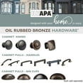 thumbnail image 5 of LAICAIW Oil Rubbed Bronze Kitchen Cabinet Knobs-Round Ringed Drawer Handles-10 Pack of Kitchen Cabinet Hardware, 5 of 5
