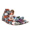 thumbnail image 3 of Bean Bag Covers Sport Black Microfiber 55"x35" Microfiber Storage, 3 of 7