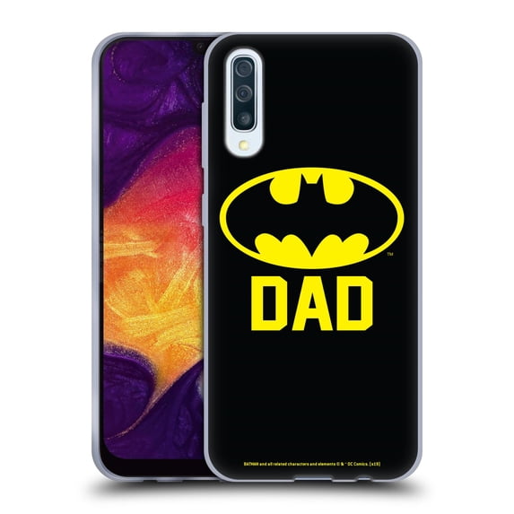 Head Case Designs Officially Licensed Batman DC Comics Logos Batdad Soft Gel Case Compatible with Samsung Galaxy A50/A30s (2019)