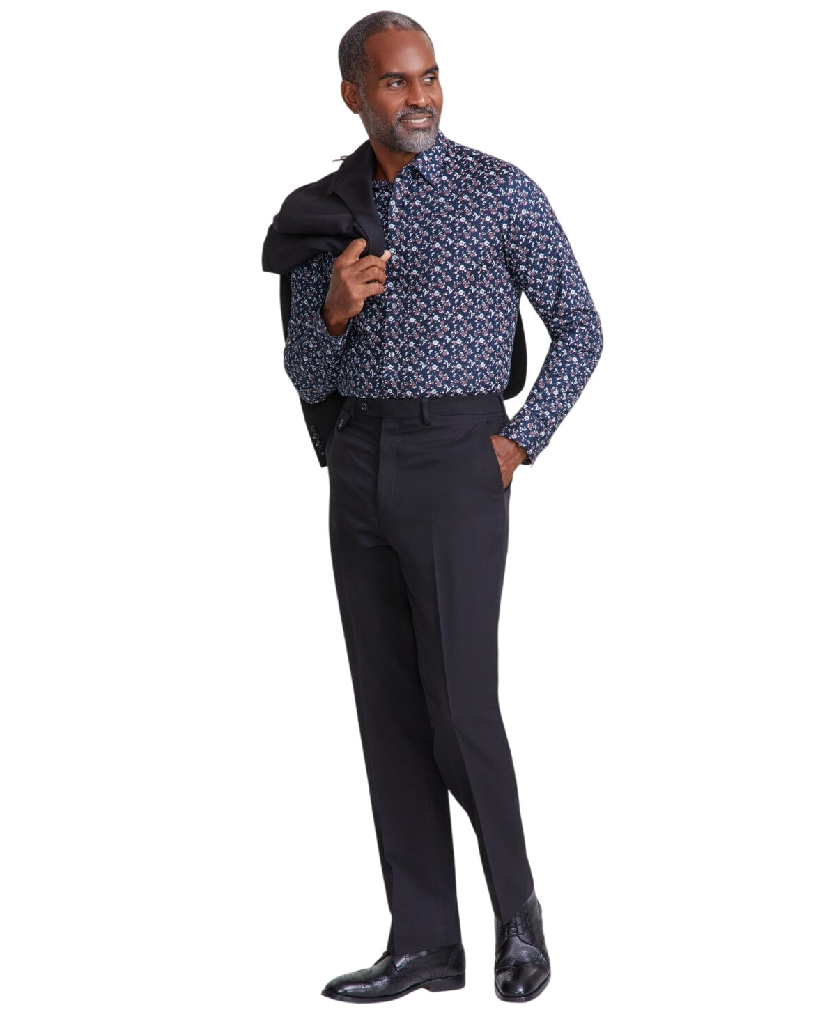 34 x 32 in. Mens Super Stretch Slim Pants, Black - Pack of 24  display picture 1