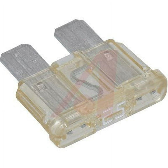 Bussmann by Eaton ATC-25 Fuse Automotive Fast Acting 25A 19.1x19.3x5.25 mm Plastic-Clear Blade 32 VDC