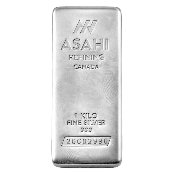 1 Kilo Asahi Silver Bar .999 Fine