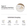 thumbnail image 4 of Personal Size Blender 80W Portable Blender for Shakes and Smoothies with 1500mAh Type-C Rechargeable Battery Crush Ice 4 Blades 14 Oz Portable Blender for Sports Home Outdoors Travel, 4 of 10