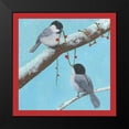 thumbnail image 2 of Popp, Grace 12x12 Black Modern Framed Museum Art Print Titled - Chickadee Christmas Collection J, 2 of 5