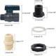 thumbnail image 2 of Connector PVC Water Tanks 3/4 Inch PVC Rain Barrel Faucet with Bulkhead Fitting and Hose Adapter, 2 of 5