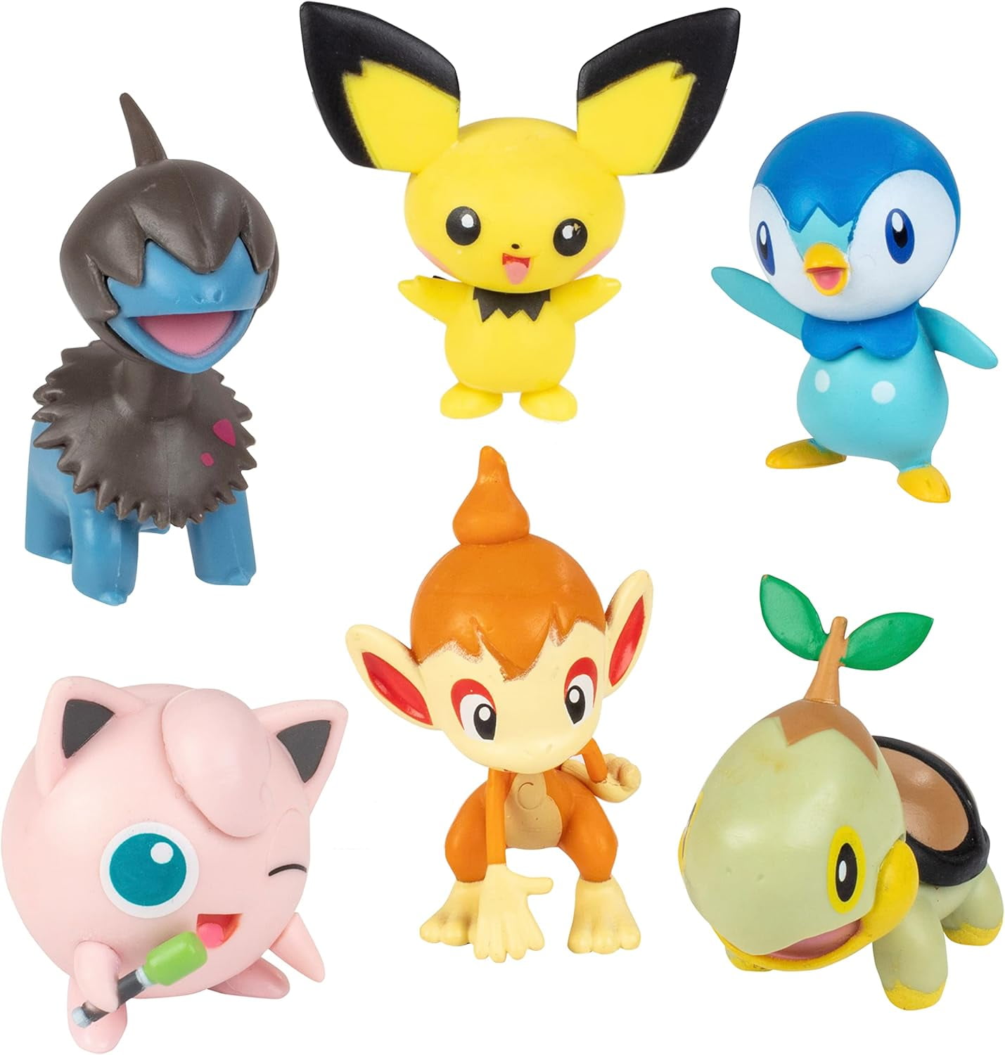 Pokémon PKW3402 - Battle Figure Multipack - 4er Pack mit Pikachu