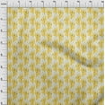 thumbnail image 4 of oneOone Cotton Silk Yellow Fabric Floral Craft Projects Decor Fabric Printed By The Yard 42 Inch Wide, 4 of 4