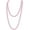 Long-pink 60'', variant on Trendy Faux Pearl Long Necklace for 1920s Flapper Costume Party Jewelry Colorful Pearls Long Strand Necklace for Women Vintage Style Jewelry