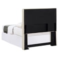 thumbnail image 4 of Kosmo Upholstered Twin Panel Headboard Sand, 4 of 8