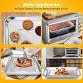 thumbnail image 7 of 11.7" × 11.7" Baking Pan for Compact Smart Oven，Food Grade Non-stick Toaster Oven Replacement Parts Accessories Compatible with Mini Smart Toaster Oven, Dishwasher Safe, 7 of 7