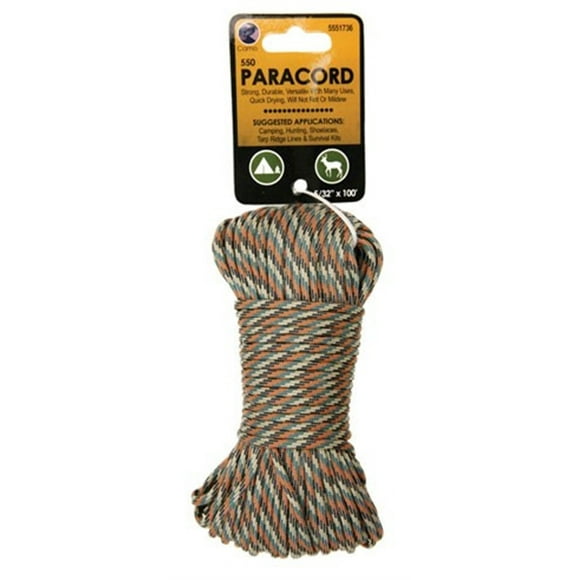 Koch Industries 550 Paracord 5/32 Inches by 100 Feet, Camouflage, Hank