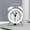 White, variant on Loud Alarm for Deep Sleepers 3'' Twin Bell Alarm Clock with Backlight for Bedroom and Home Decoration