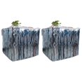 thumbnail image 1 of Set Of 2 Metallic Foil Fringe Table Skirt, Tinsel Disposable Skirting Compatible With Parade , Party, Birthday, 1 of 5