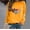 Yellow, variant on YOTAMI Women's Crewneck Shirt Valentine's Day Print Long Sleeve Pullover Loose Fit Everyday Blouse - Valentine's Day Gift for Her