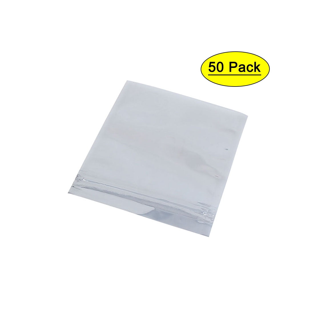 50 Pcs Aluminum Foil Open Top Anti Static Bag 7cmx11.5cm for Mobile Spare Parts