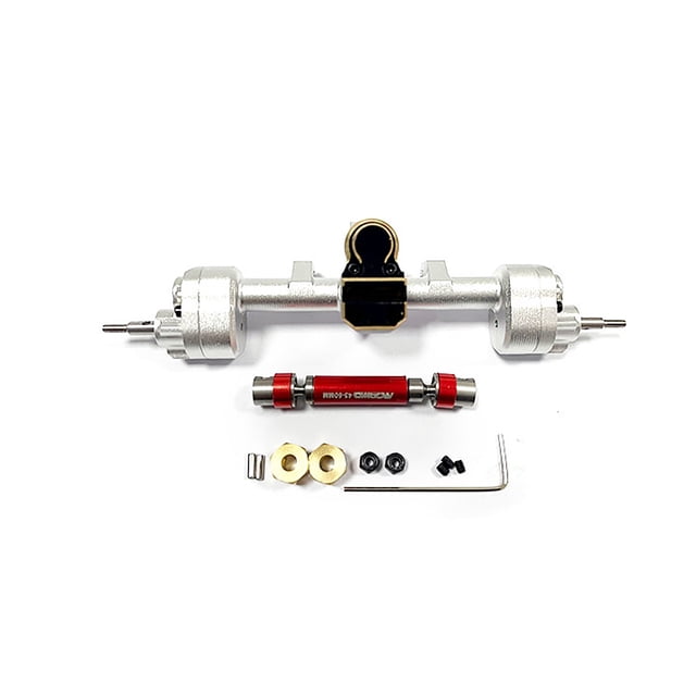 Xingzhi front rear axle&Universal Drive Joint For 1/24 ECX Barrage front rear axle&Universal Drive Joint For 1/24 ECX Barrage Durable Exquisite silver