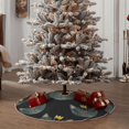 thumbnail image 5 of Kdxio Faces Of The Cat Print Christmas Tree Skirt Christmas Xmas Tree Skirts Mat for New Year Holiday Christmas Party Decorations-36", 5 of 7