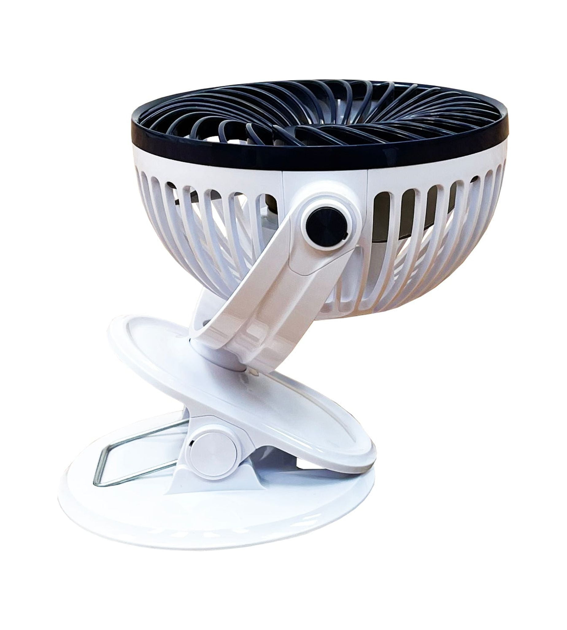 JEF World of Golf Portable Mini Battery Golf Cart Table Fan with Clip