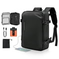 thumbnail image 1 of VEVOR Sac à Dos de Voyage sous Vide, 35L, Sac à Dos de Compression sous Vide avec Pompe à Air, Multiples Poches et Compartiments, Valise Cabine Résistante à l'Eau, Sac Personnel Décontracté, Noir, 1 of 9
