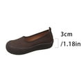 thumbnail image 7 of Coffee Casual Flat Shoes For Women With Slip On Style And Comfortable Round Toe, 7 of 7