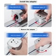 thumbnail image 5 of Adapter,Versatile Mobile Socket Universal 3-pin Socket Outlet Versatile Outlet Versatile Mobile 3-pin Socket Socket Outlet Adben Dsfen Mewmewcat, 5 of 7