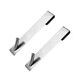 thumbnail image 2 of Bewildely Paquete de 2 ganchos para puerta de ducha de acero inoxidable, portátil, desmontable, a prueba de arañazos, anticorrosivo, resistente, gancho Accesorios de baño Plata 17.8 cm Bewildely HA065237-03, 2 of 6