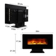 thumbnail image 5 of SYNGAR 36 inch Wall Mounted Electric Fireplace, 6 Flame Colors, Dual Modes, Remote Control with Timer, Adjustable Heat and Flame Color, 1400W, Fireplace for Living Room, Kitchen, D4912, 5 of 11