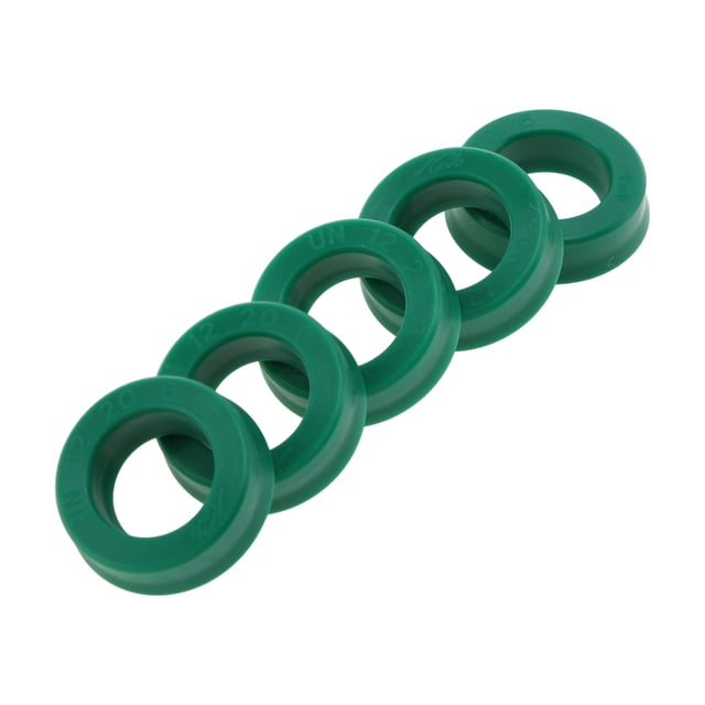 Anillo de sello de aceite universal Unique Bargains Sello de labio UN 12x20x6mm Alta presión TPU Verde 5 Pcs