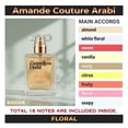 thumbnail image 4 of Seamless Hold Amande Couture Arabi Almond Orange Blossom Vanilla Perfume for Women Parfum | Inspired Luxury Fragrance | Long-Lasting Scent - 1 oz (30 ml), 4 of 6