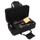 thumbnail image 3 of Clarinete de baquelita Nikou con 17 teclas en tono B descendente y paño de limpieza, 3 of 15