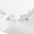 thumbnail image 6 of HomGarden 58” L-Shaped Computer Desk MDF Reversible Corner Gaming Writing Desk Adult White, 6 of 11