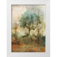 thumbnail image 3 of Ken Roko 4x14 White Modern Wood Framed Wall Art Titled - Shady Tree, 3 of 5