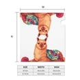 thumbnail image 4 of Gukieu Cozy Knitting Llama Print Magnetic Mailbox Cover, Sun-proof and Waterproof Home Yard Mailbox Cover-21x18 in, 4 of 8