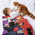 thumbnail image 3 of Sakamoto Days Blanket Soft Flannel Bed Sofa Couch Throw Birthday Gift, 3 of 8