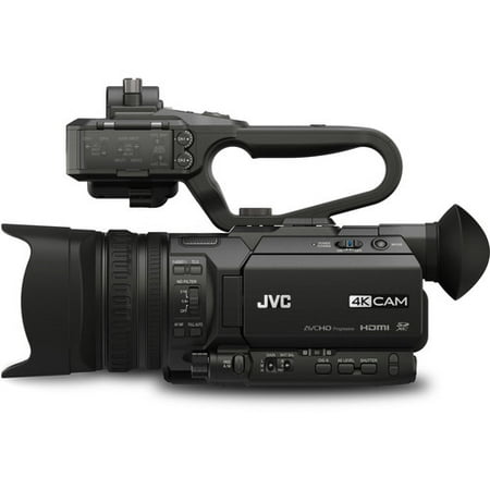 jvc gy-hm170u 4kcam compact professional camcorder with top handle audio (Best Professional Camcorder For Church)