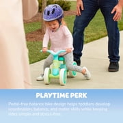 Bluey Unisex Non-Electric 4-Wheel Balance Bike