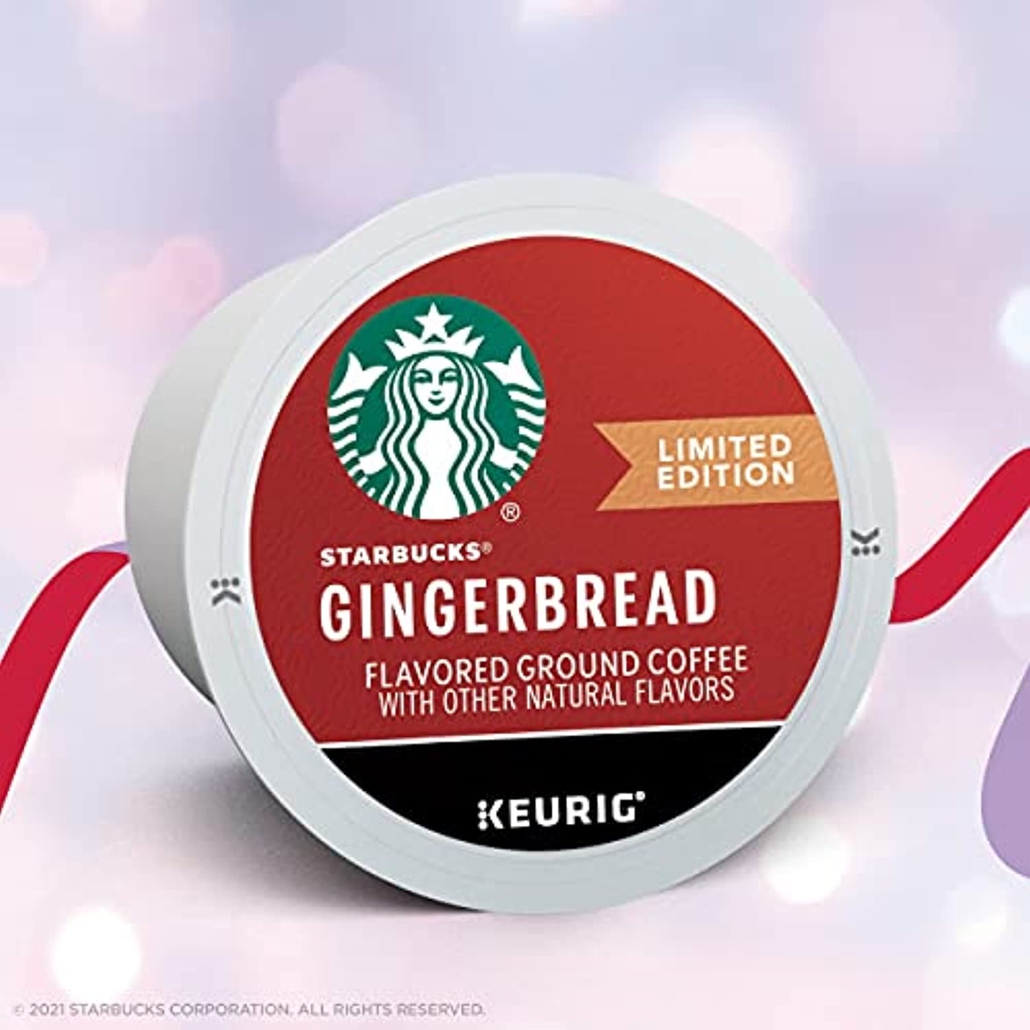  Starbucks Coffee Company Holiday Limited Edition Gingerbread  Coffee K Cups Pods - 22 count - 1 box : Everything Else