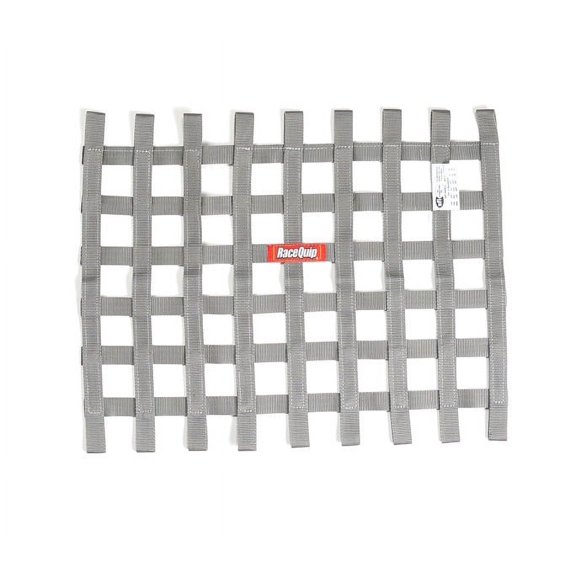 RaceQuip 725065RQP Window Net SFI 27.1 1 in Webbing 18 x 24 in Rectangle Platinum