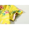 thumbnail image 6 of SSLR Youth Big Girls Flamingo Hawaiian Shirt Casual Short Sleeve Button Down Shirt, 6 of 8