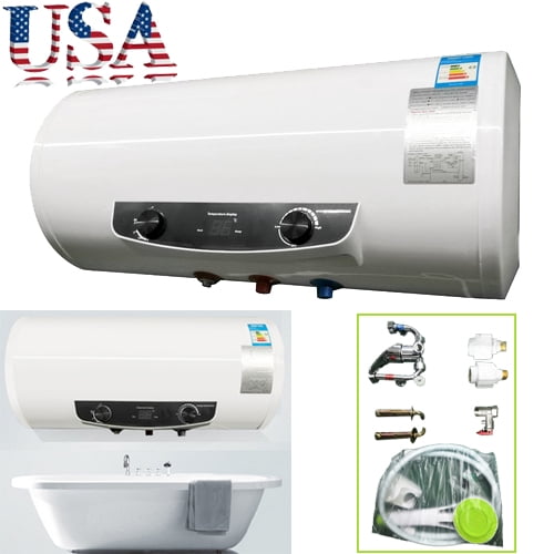 Electric Hot Water Heater Warmer Heating Big Tank for Shower Bathroom Kitchen 50L 13 Gallon