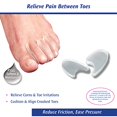 thumbnail image 1 of PediFix Visco-gel Toe Separators, Large, 2 Count, 1 of 6