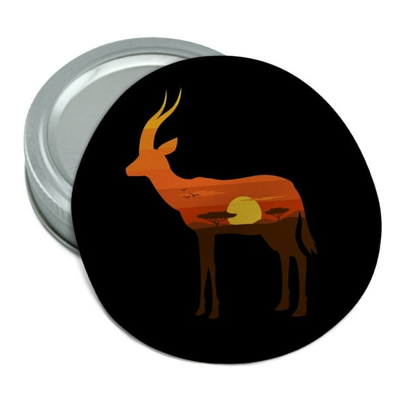 Gazelle Orange Sky Africa Acacia Round Rubber Non-Slip Jar Gripper Lid Opener