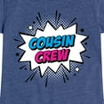 thumbnail image 3 of Instant Message - Comic Cousin Crew - Toddler & Youth Girls Short Sleeve Graphic T-Shirt, 3 of 6