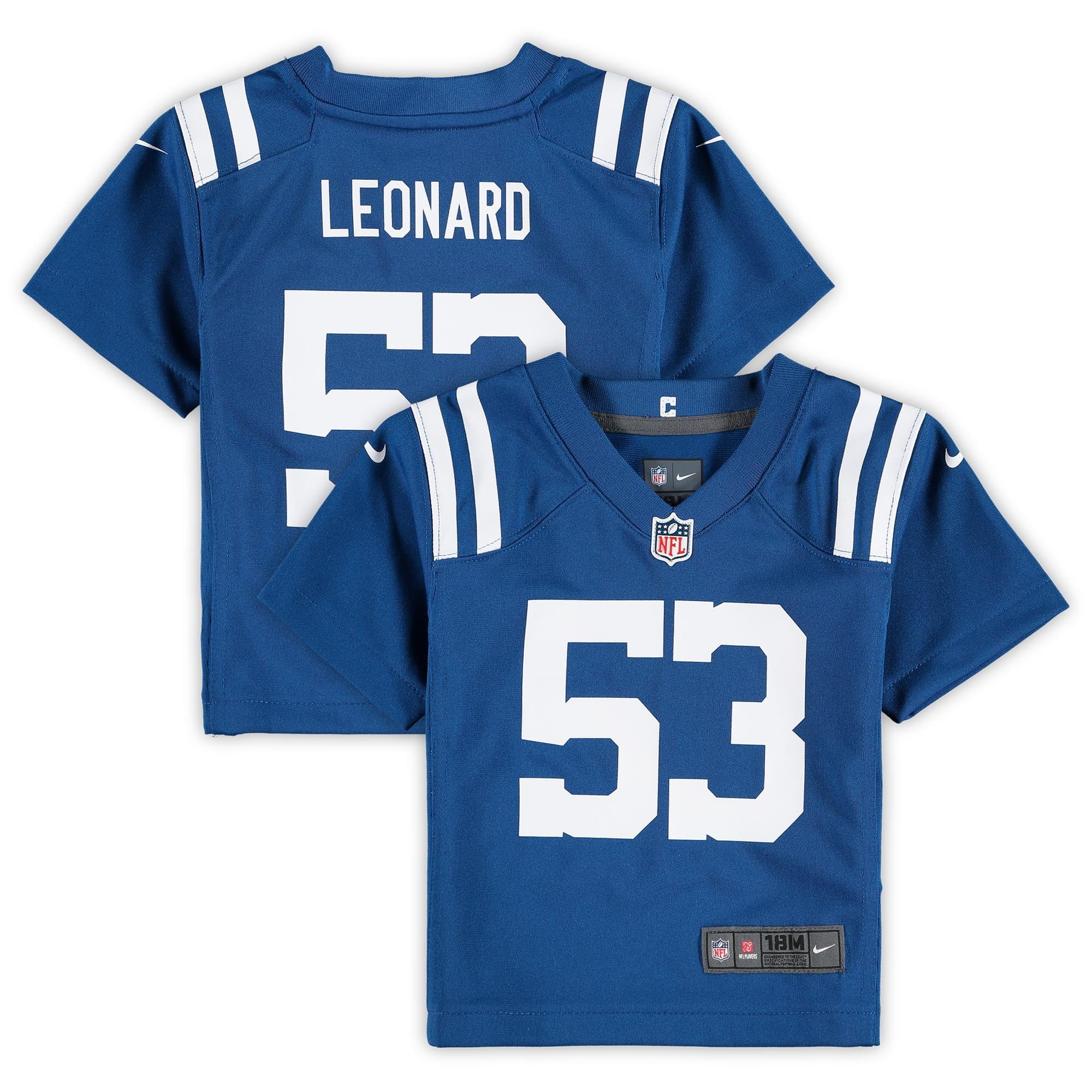 Darius Leonard Indianapolis Colts Nike Infant Game Jersey - Royal - Walmart.com - Walmart.com