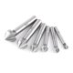 thumbnail image 1 of 6pcs High Speed Steel Round Shank 3-Flute Countersink Cutter Bits Chamfering Tool, 1 of 3