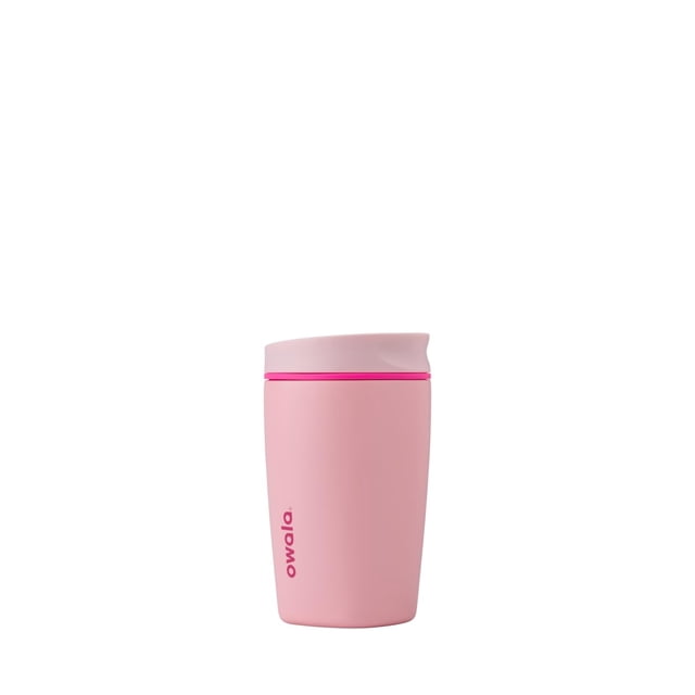 Coffee Tumbler Owala SmoothSip Slider Insulated 350mL Pink