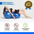 thumbnail image 6 of InnotechSC Peanut Ball - Anti Burst Exercise Ball for Labor Birthing, Physical Therapy for Kids, Core Strength, Flexible Seating, Home & Gym Fintness, sensory chair Wiggle Seat (Include Pump), 6 of 8