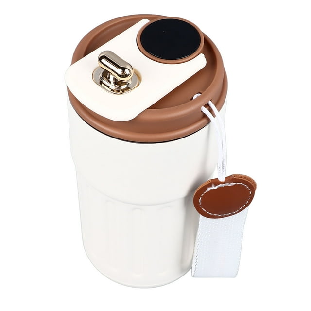 Double Insulated Smart Water Bottle For Students, Minimalist Portable Intelligent Temperature Display Coffee Mug With Leakproof Design, Easy To Clean, And Lightweight And Portable