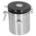 thumbnail image 4 of Coffee Canister, Sealing Coffee Containers Coffee Beans Jar Large Capacity Coffee Storage Container  For Coffee Shop For Kitchen Silver, 4 of 8
